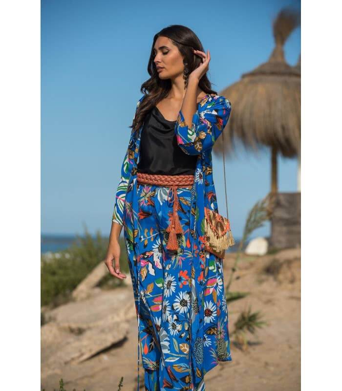 Blue Garden Pants