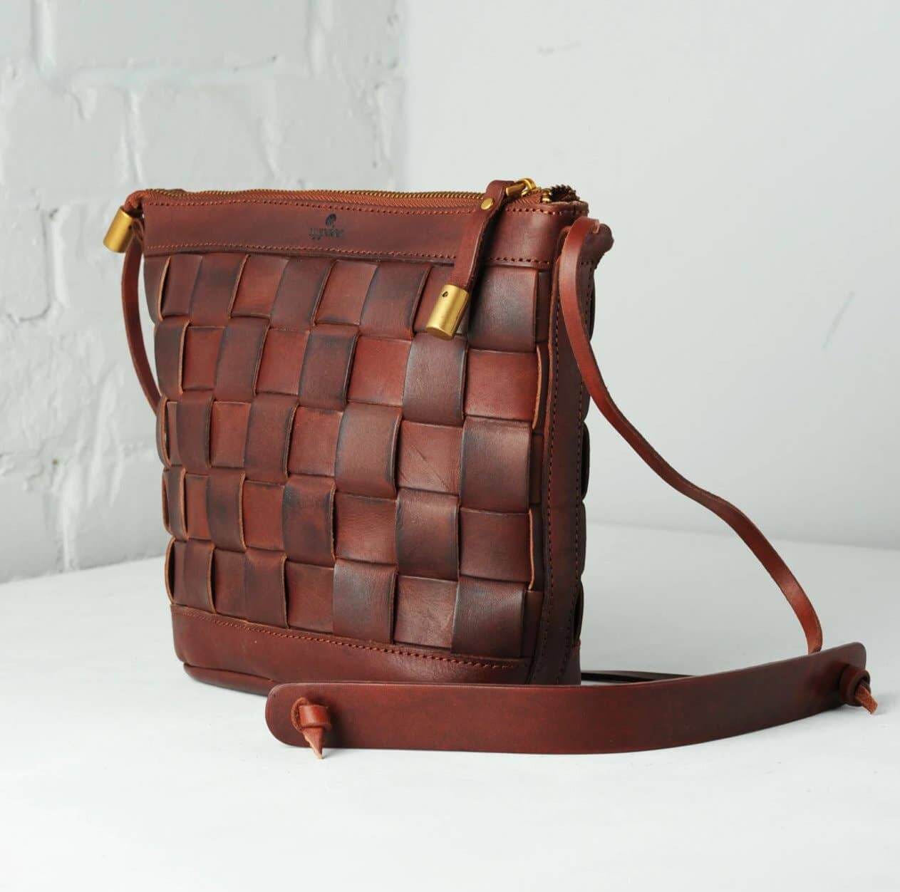 Venture Leather Crossbody Bag