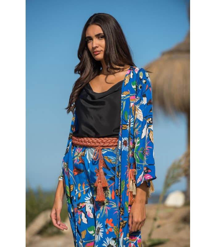 Blue Garden Pants