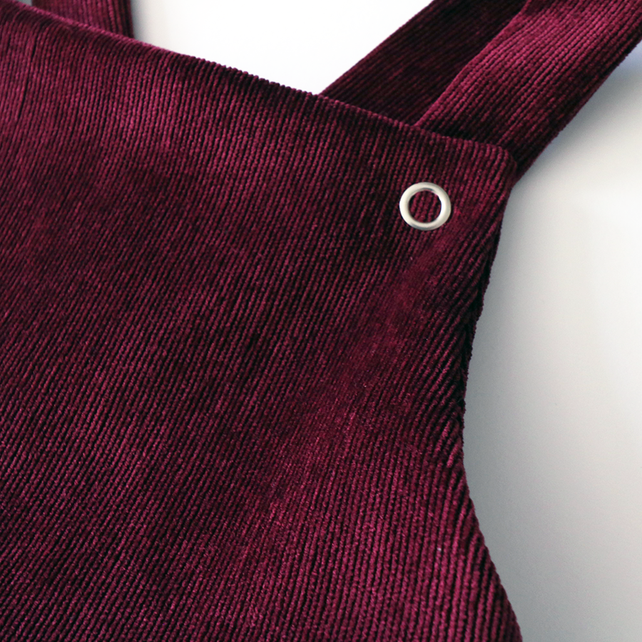 BORDEAUX VELVET DRESS