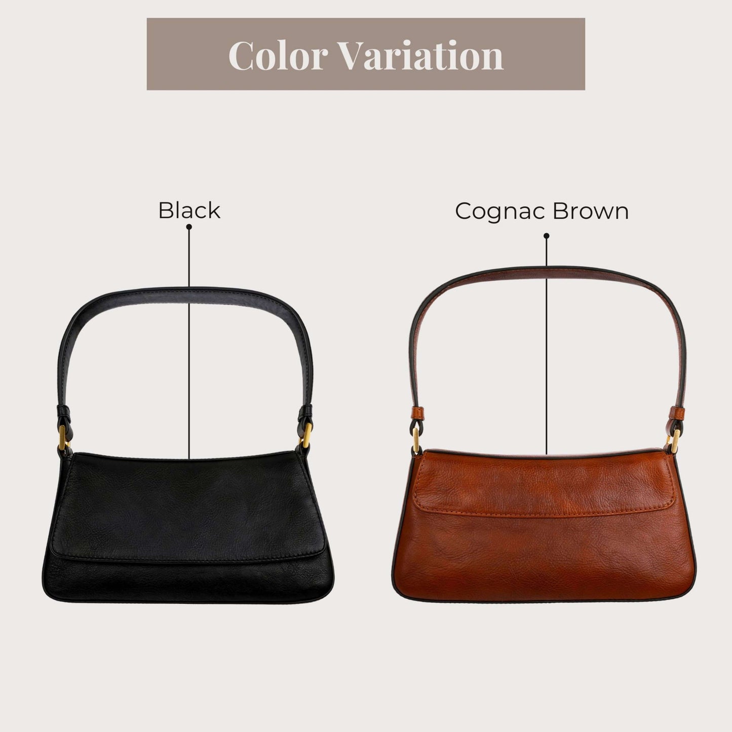 Genuine Italian Leather Handbag – Timeless Design – Ellar Nova
