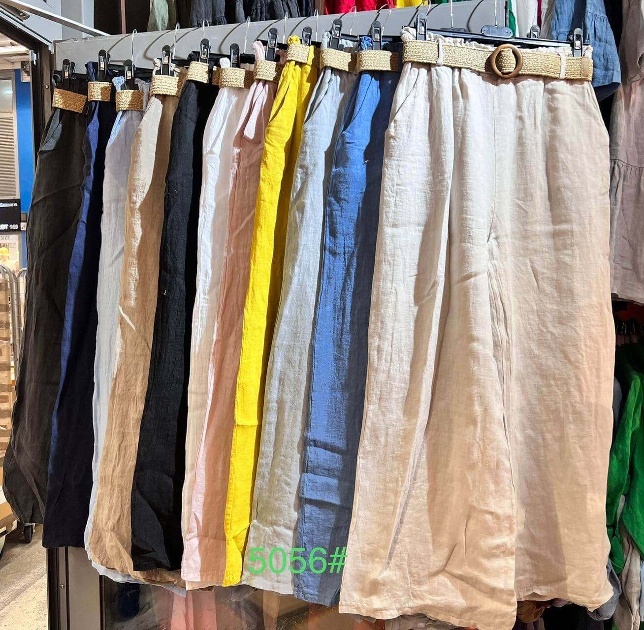 100% Linen Trousers REF. 5056