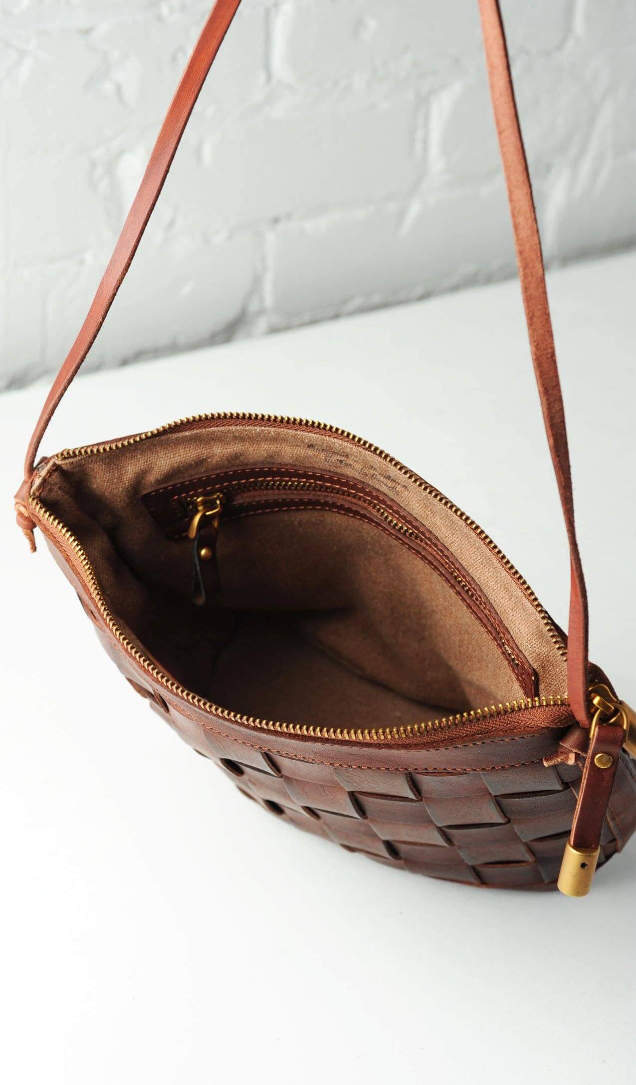 Venture Leather Crossbody Bag