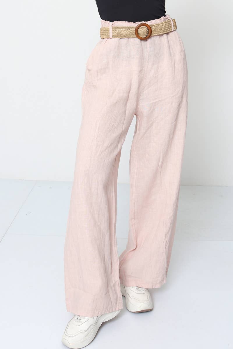100% Linen Trousers REF. 5056