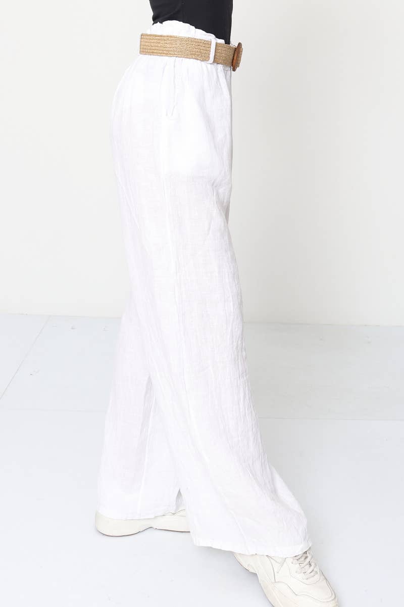 100% Linen Trousers REF. 5056