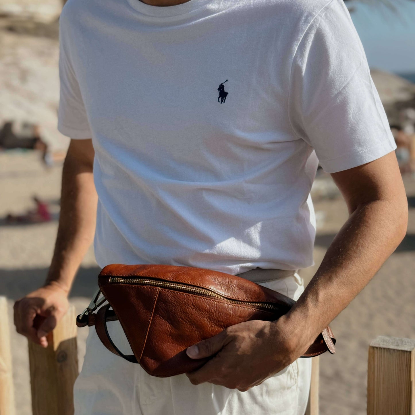 City Tales Leather Sling Bag