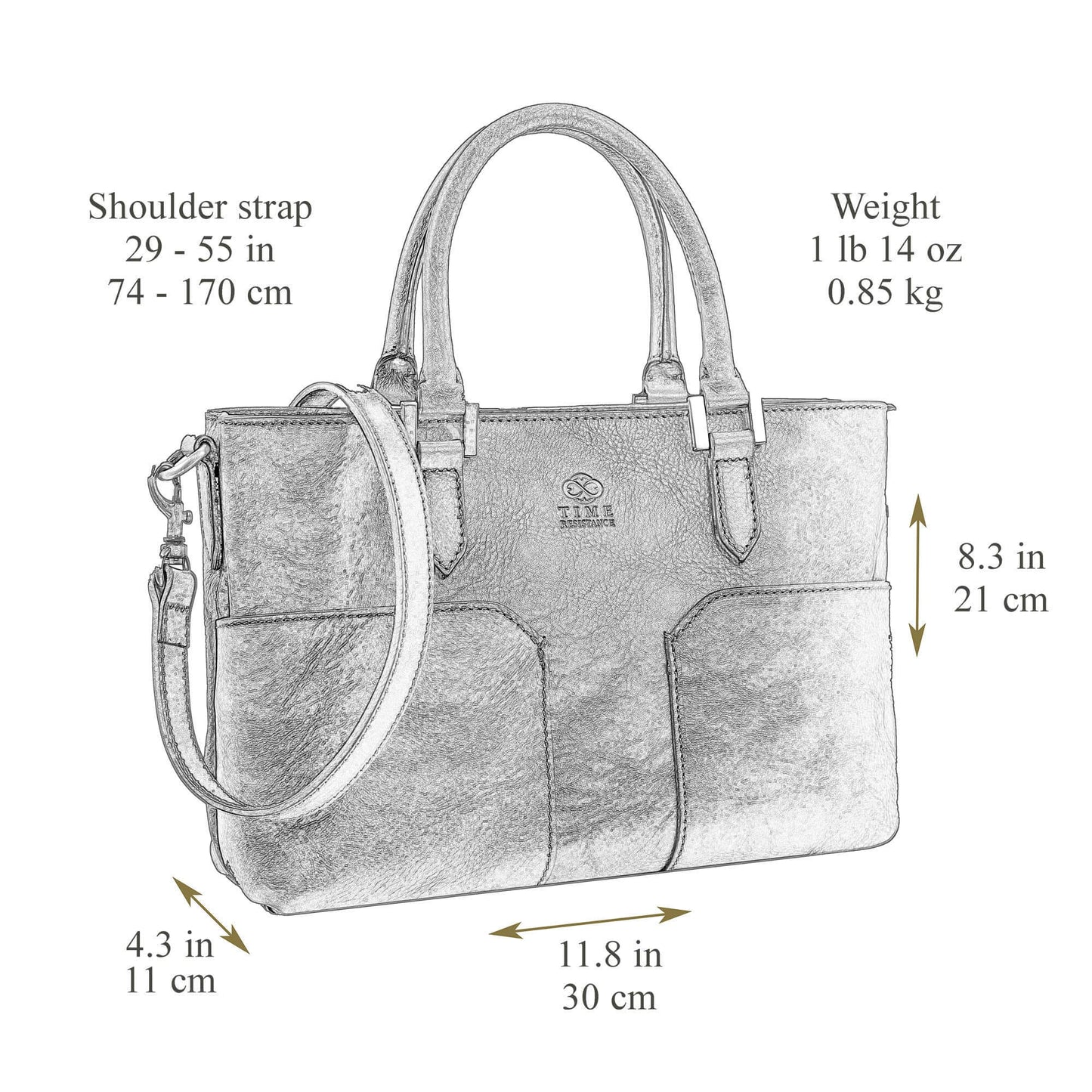 Vachetta Leather Shoulder Bag