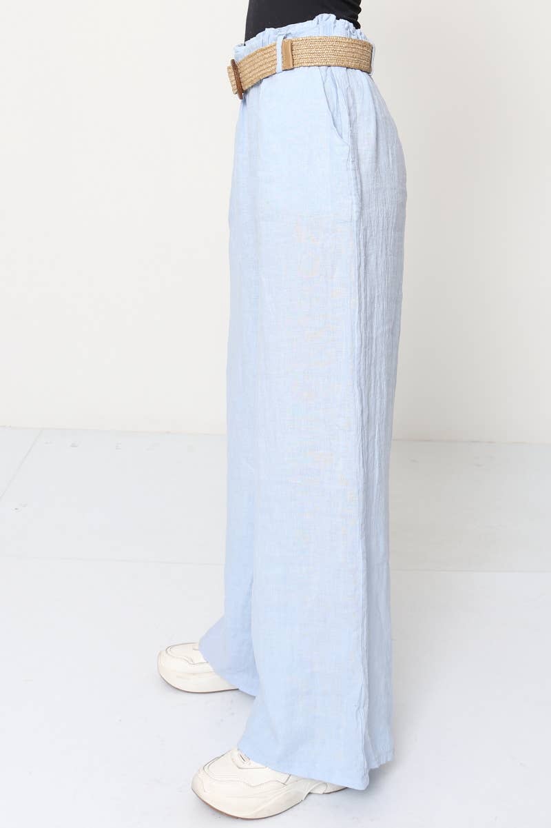 100% Linen Trousers REF. 5056