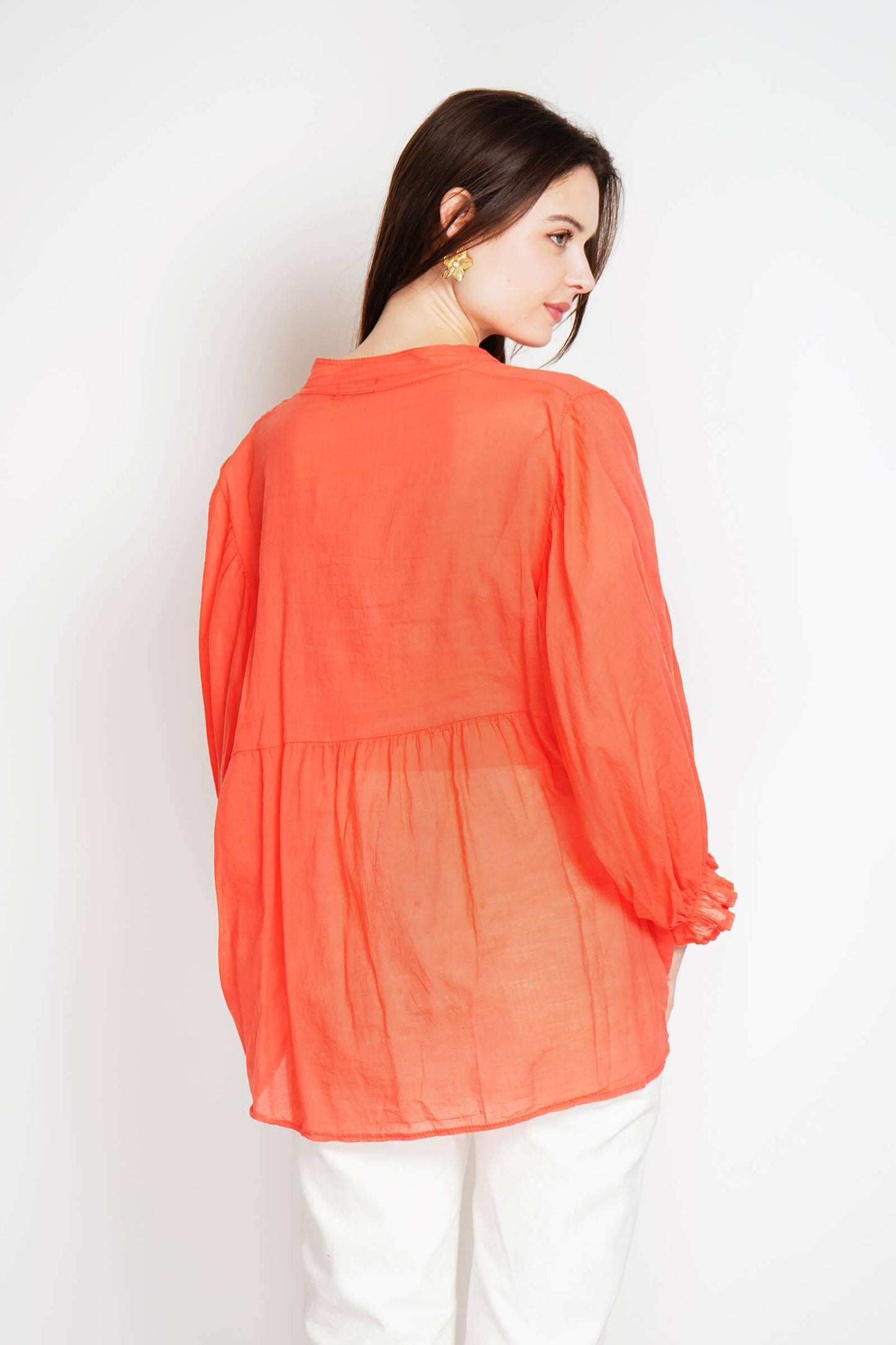 Cotton Voile Blouse – Lightweight, Elegant & Breathable