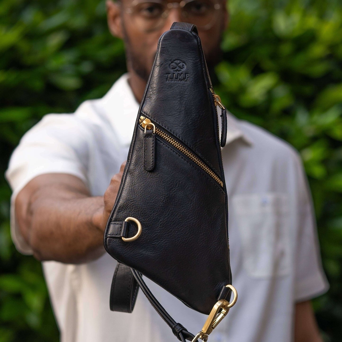 City Tales Leather Sling Bag