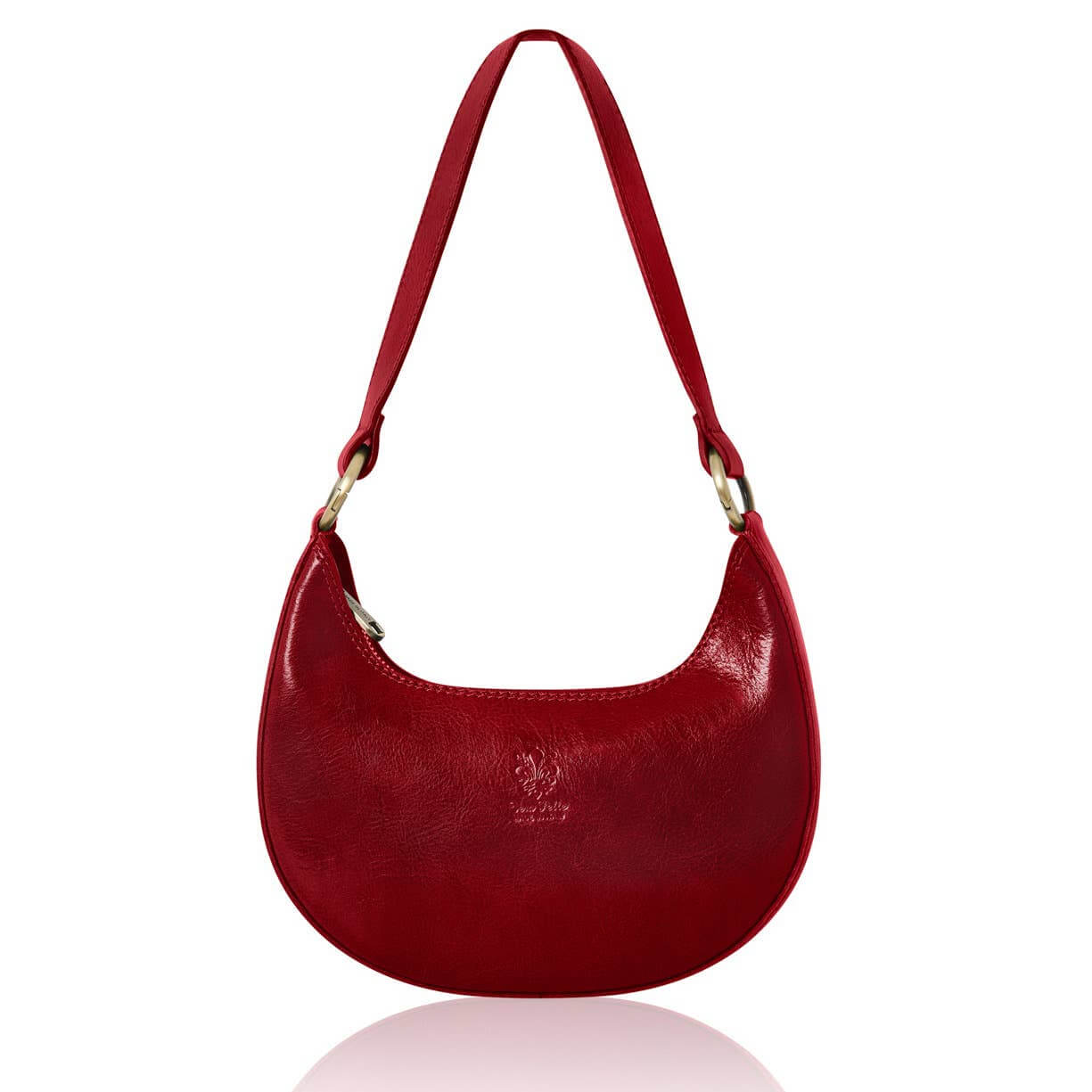 Crescent Leather Shoulder Bag