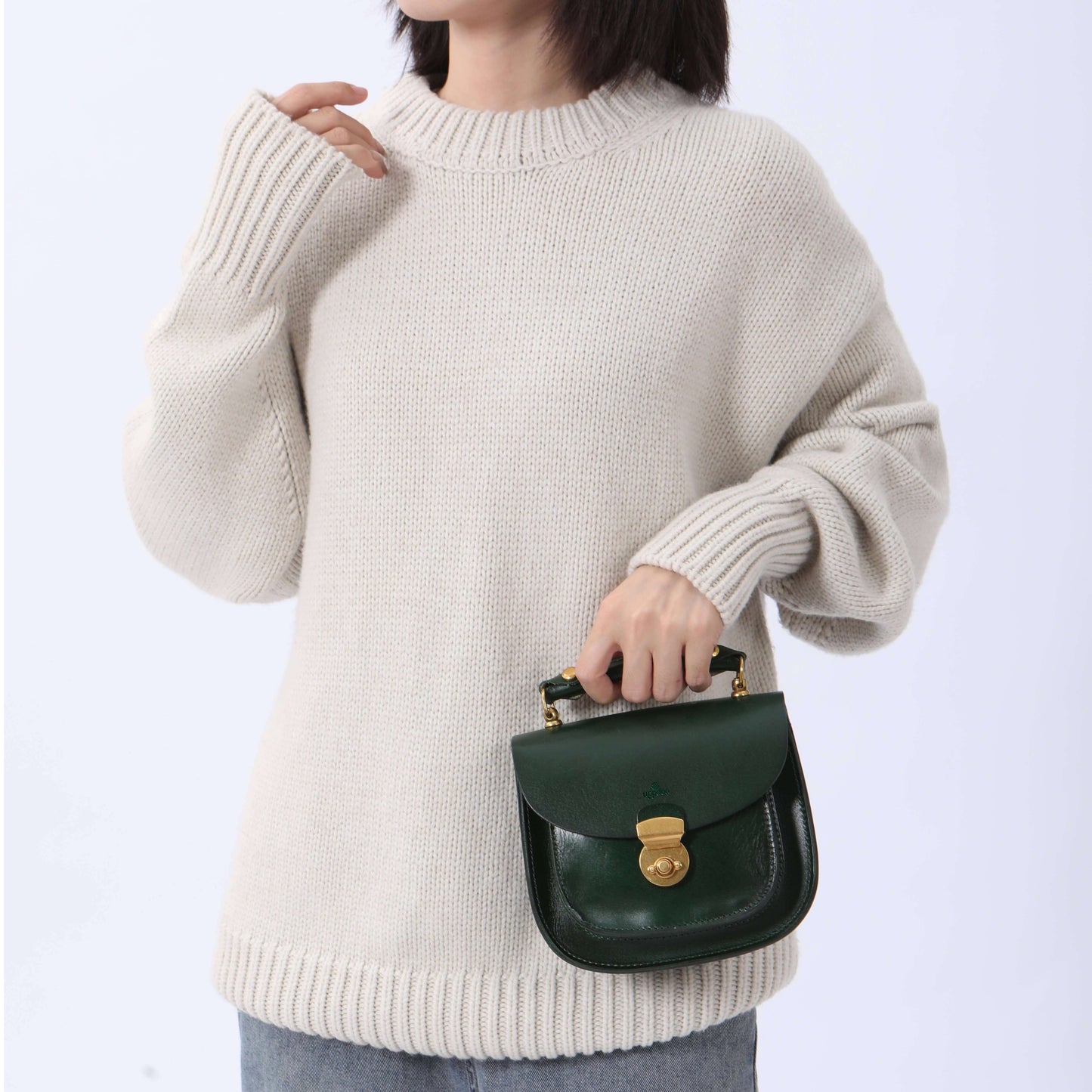 Summit Mini Leather Saddle Bag