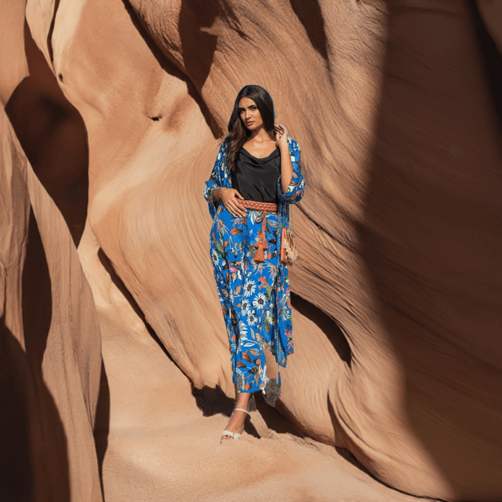 Blue Garden Pants