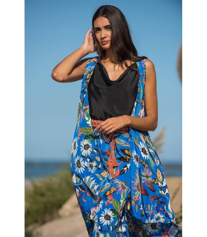 Blue Garden Pants