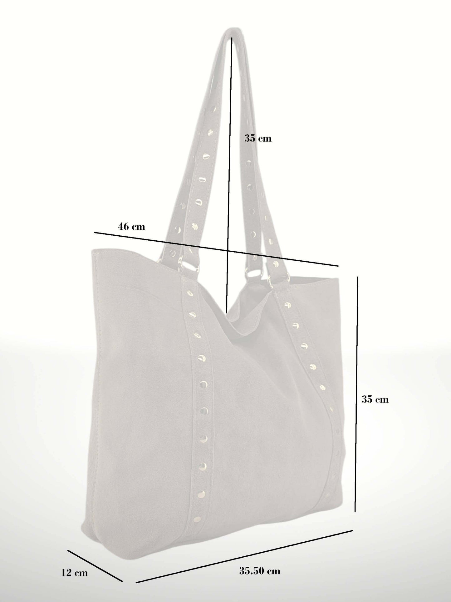 Clara Suede Leather Tote Bag ²⁵