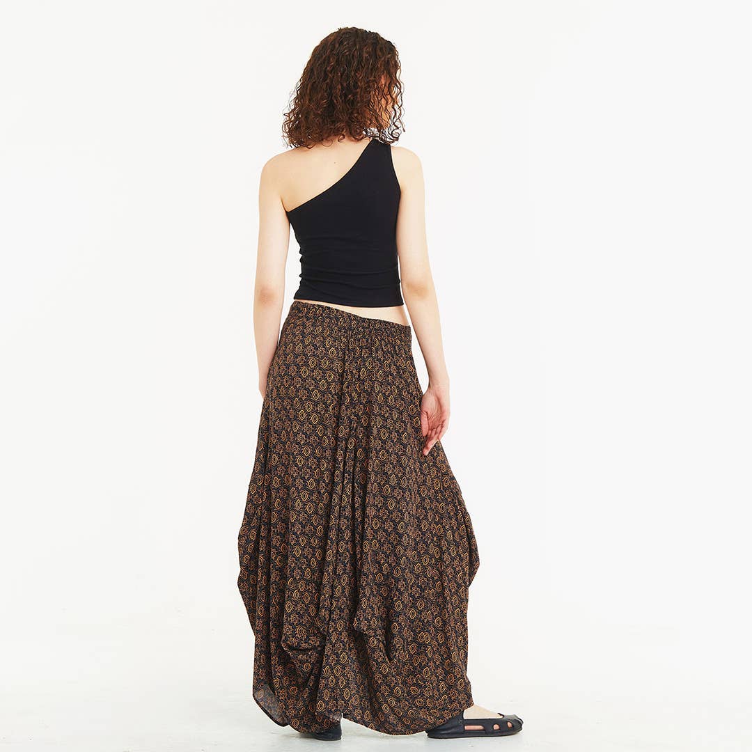 Waist Pocket Detail Long Skirt