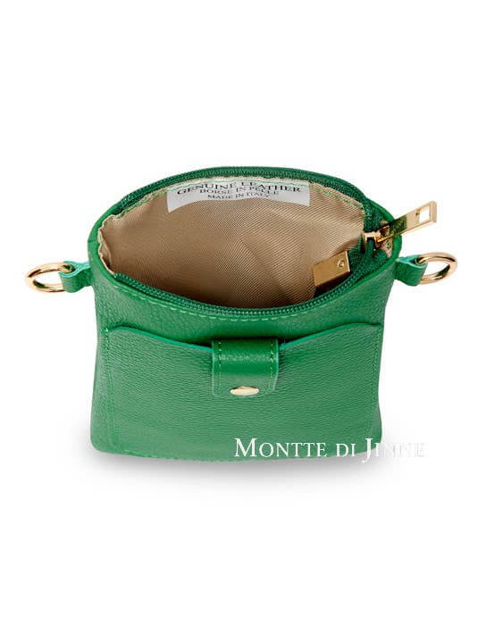 Italian Leather Phone Crossbody Bag – Handmade in Italy