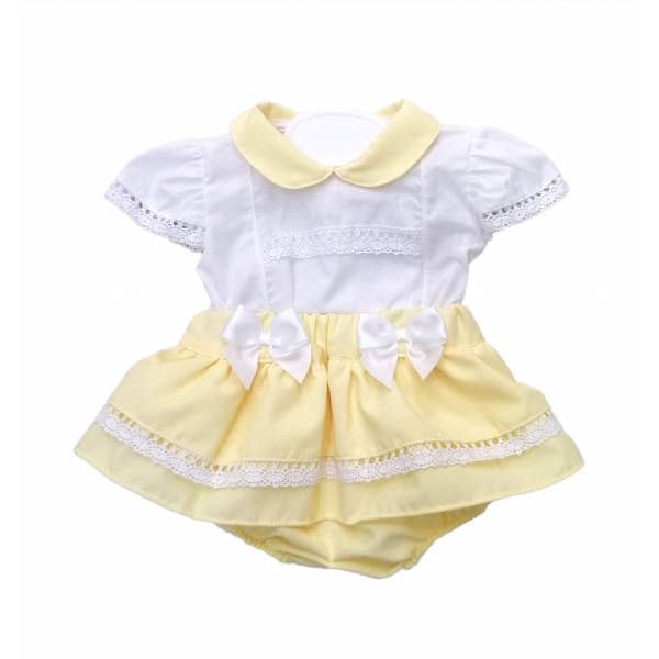 Baby Cute – Fluffy Organic Cotton Romper with Ruffles