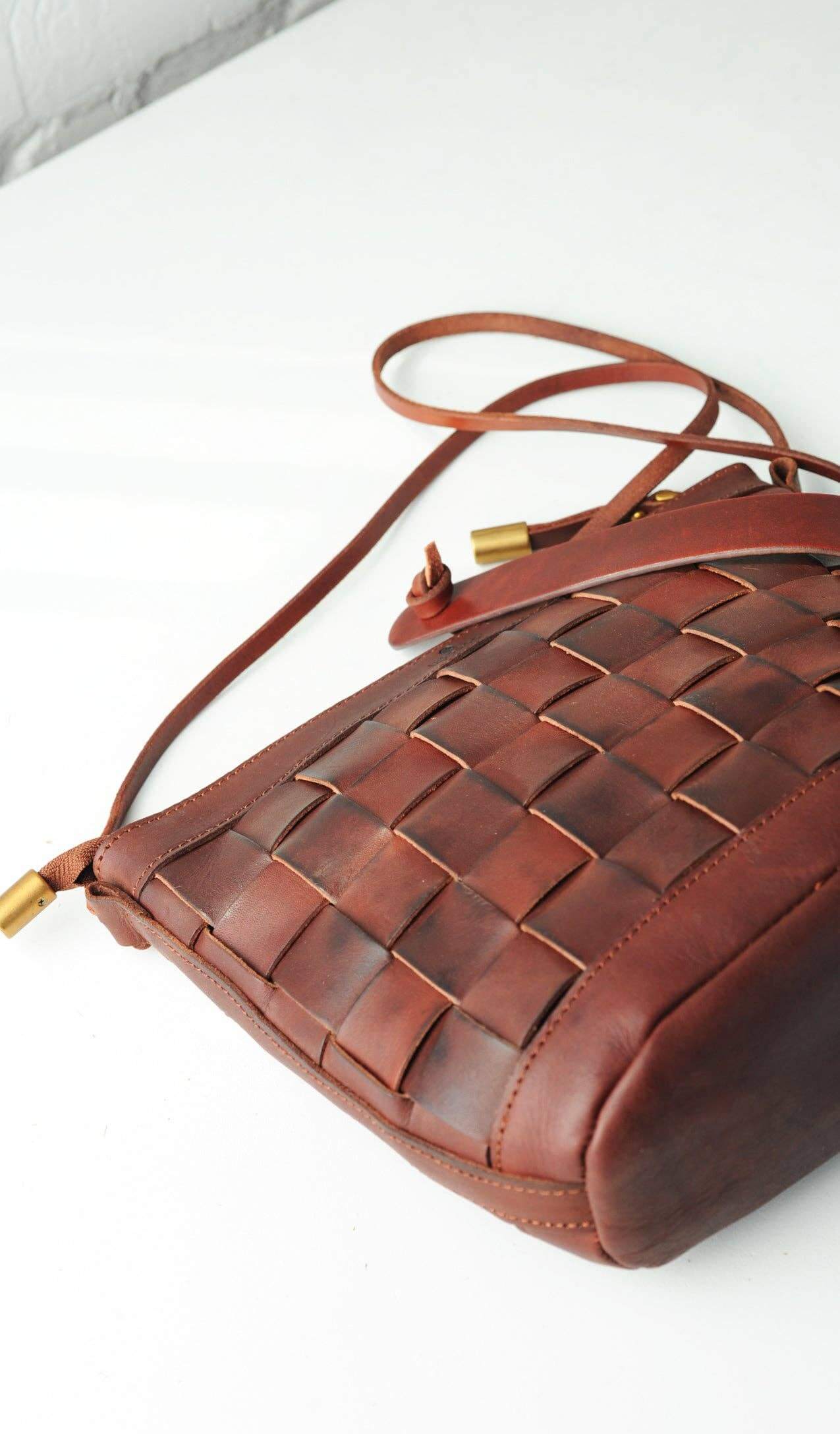 Venture Leather Crossbody Bag