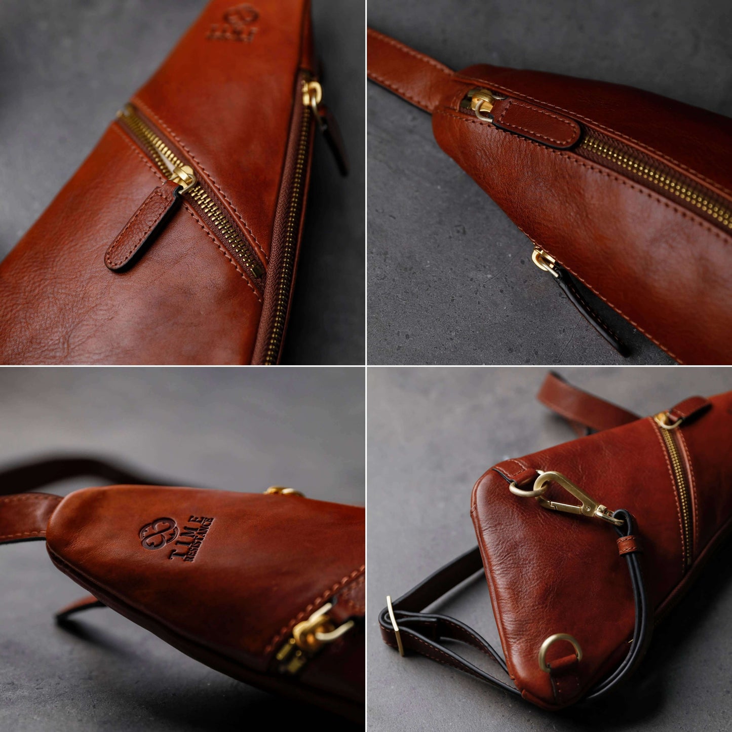 City Tales Leather Sling Bag