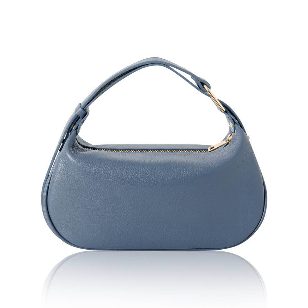 Italian Leather Crescent Bag – Versatile Convertible Design