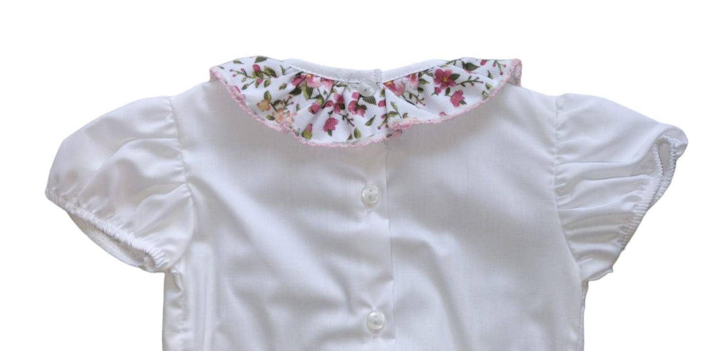 Fluffy Flowery Baby Outfit