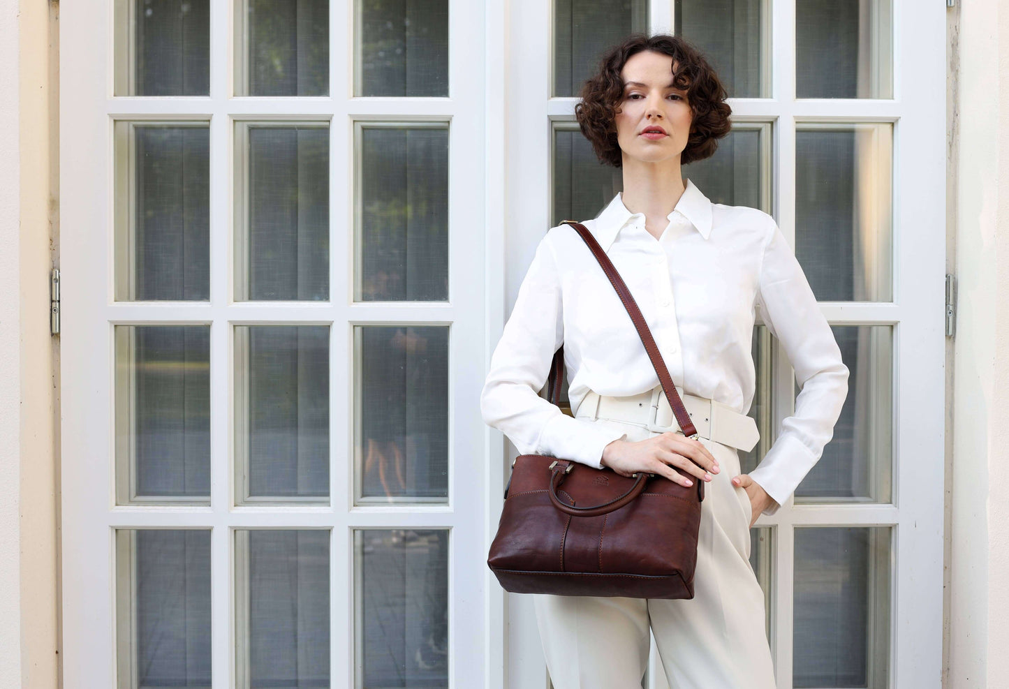 Vachetta Leather Shoulder Bag