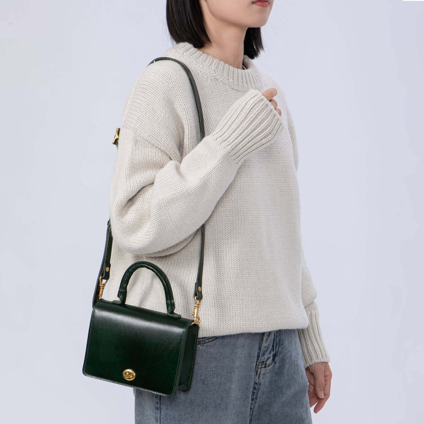 Turn-Loc Mini Satchel Bag