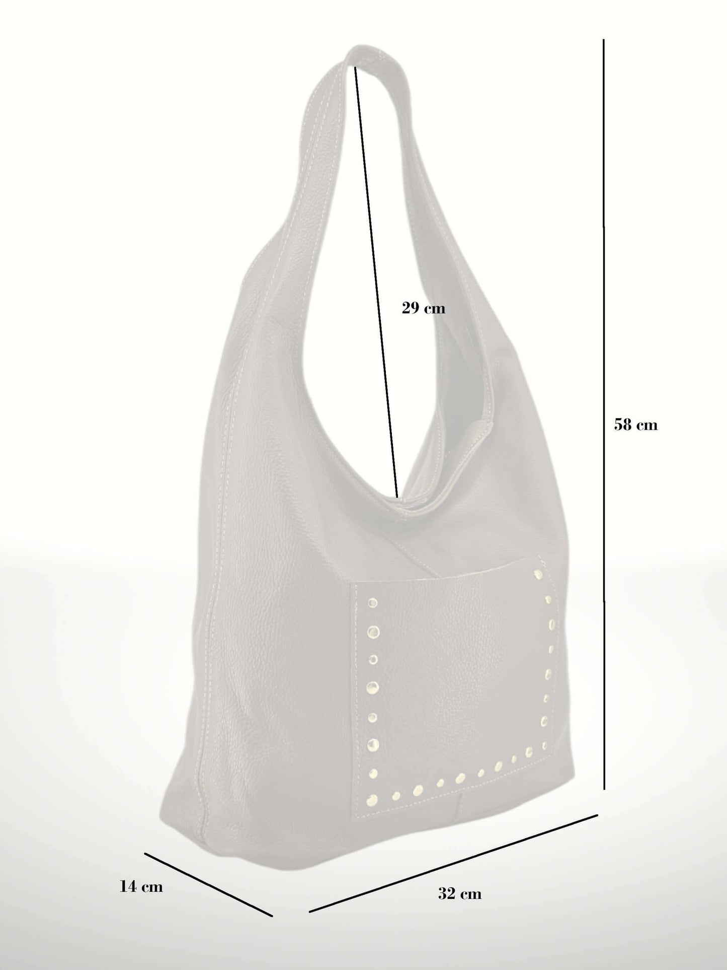 Genuine Italian Leather Handbag – Timeless Design – Ellar Nova