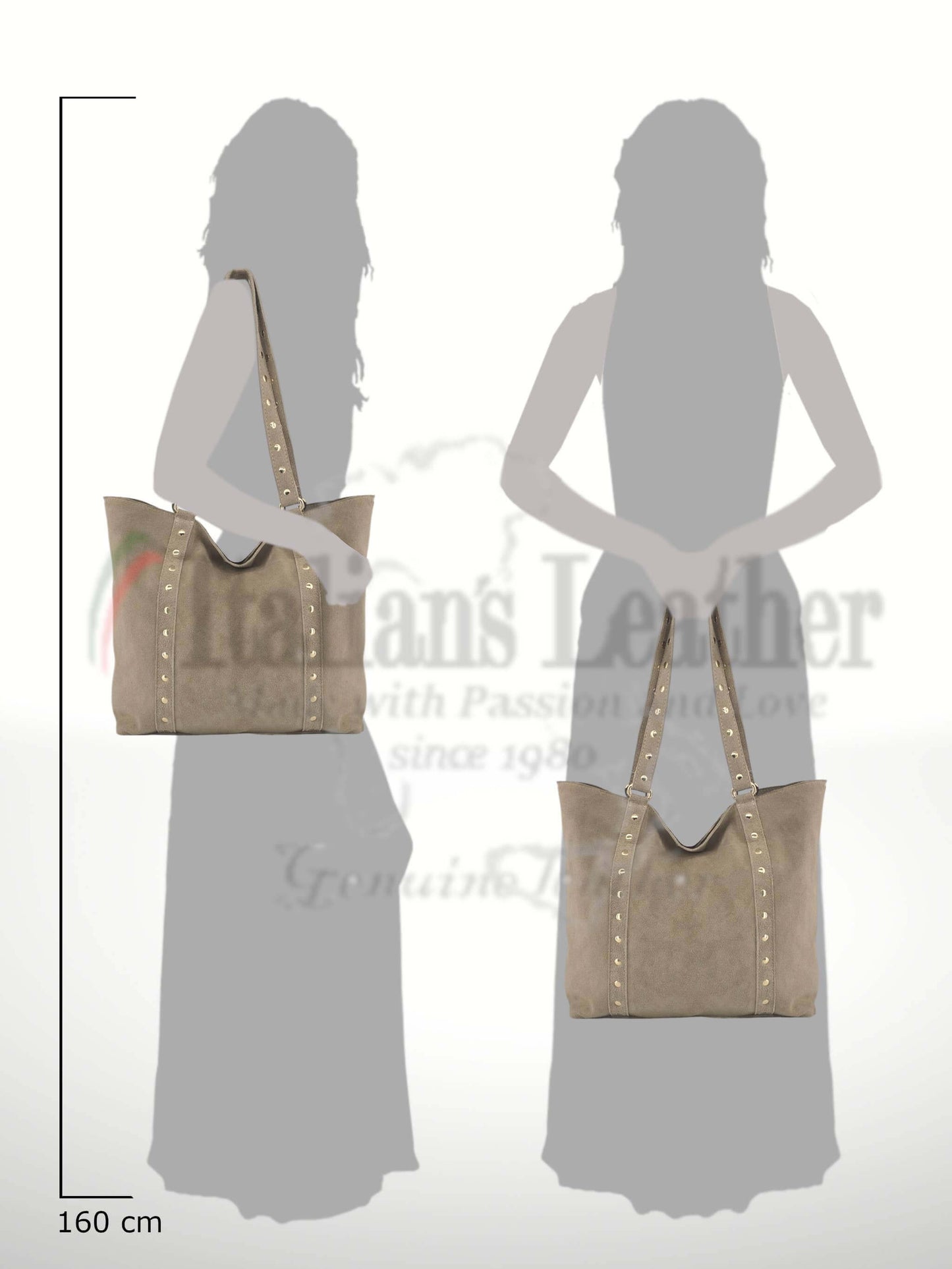 Clara Suede Leather Tote Bag ²⁵
