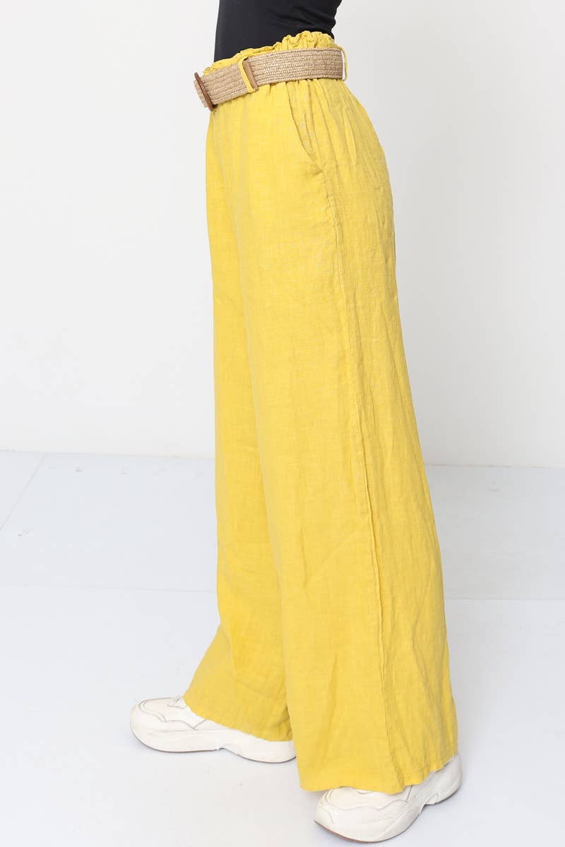 100% Linen Trousers REF. 5056