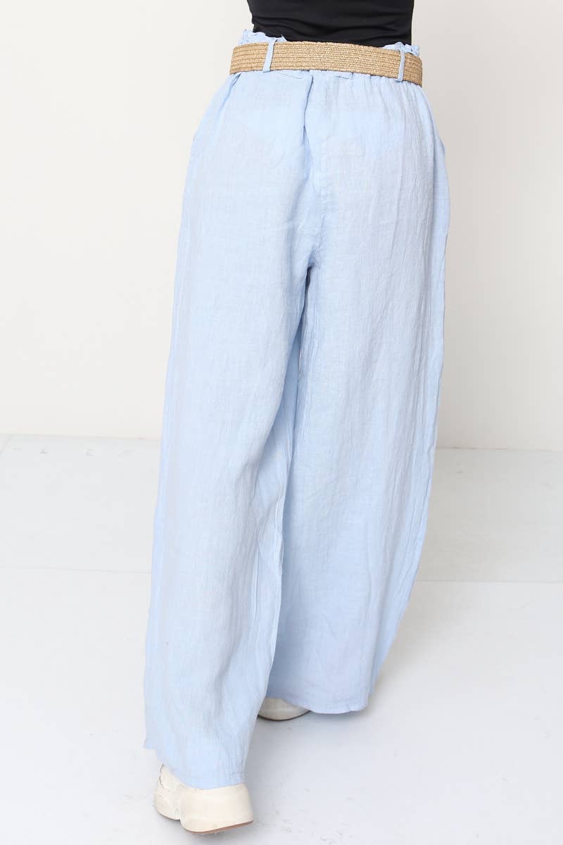 100% Linen Trousers REF. 5056