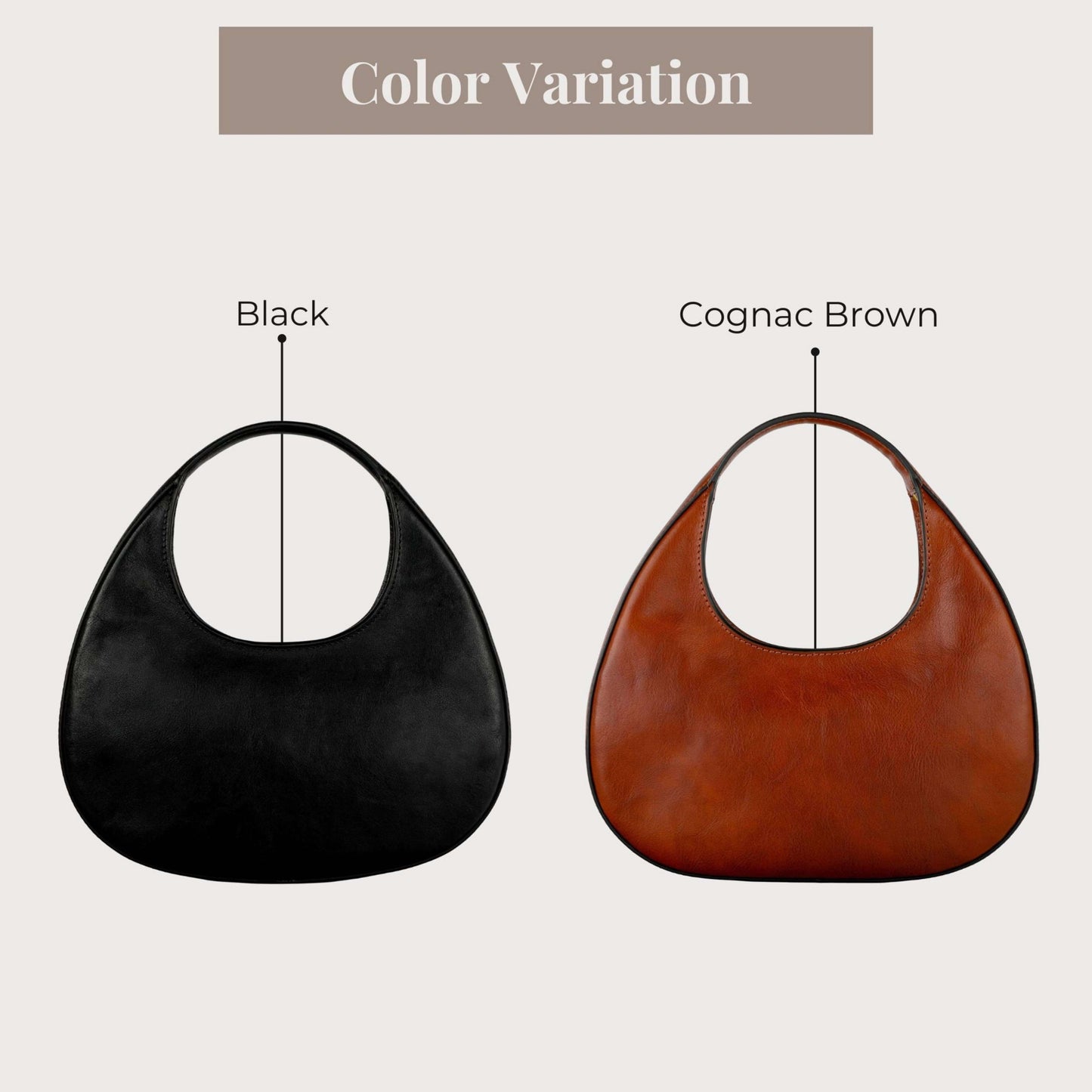 Genuine Italian Leather Handbag – Timeless Design – Ellar Nova