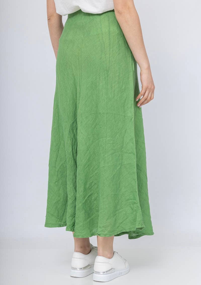 Made in Italy – Eco-Conscious Linen Blend Top (One Size)