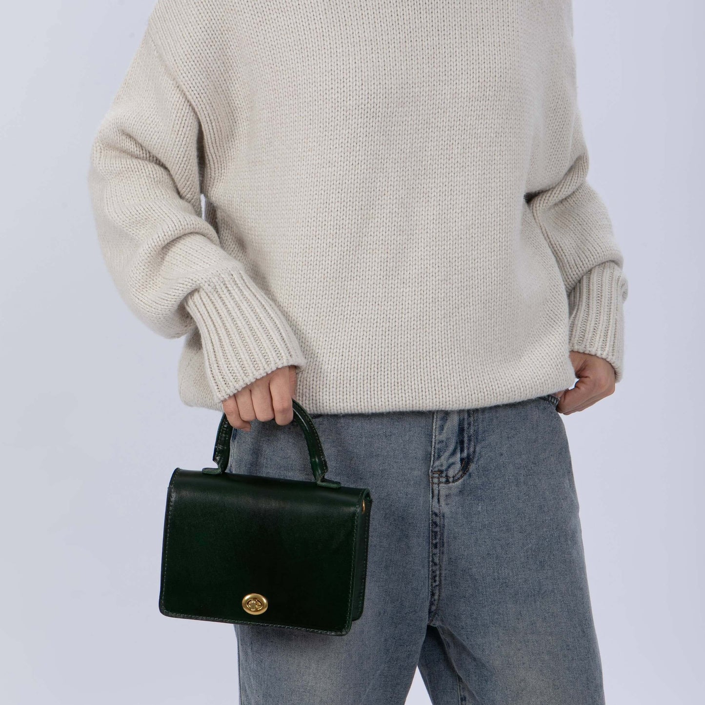 Turn-Loc Mini Satchel Bag