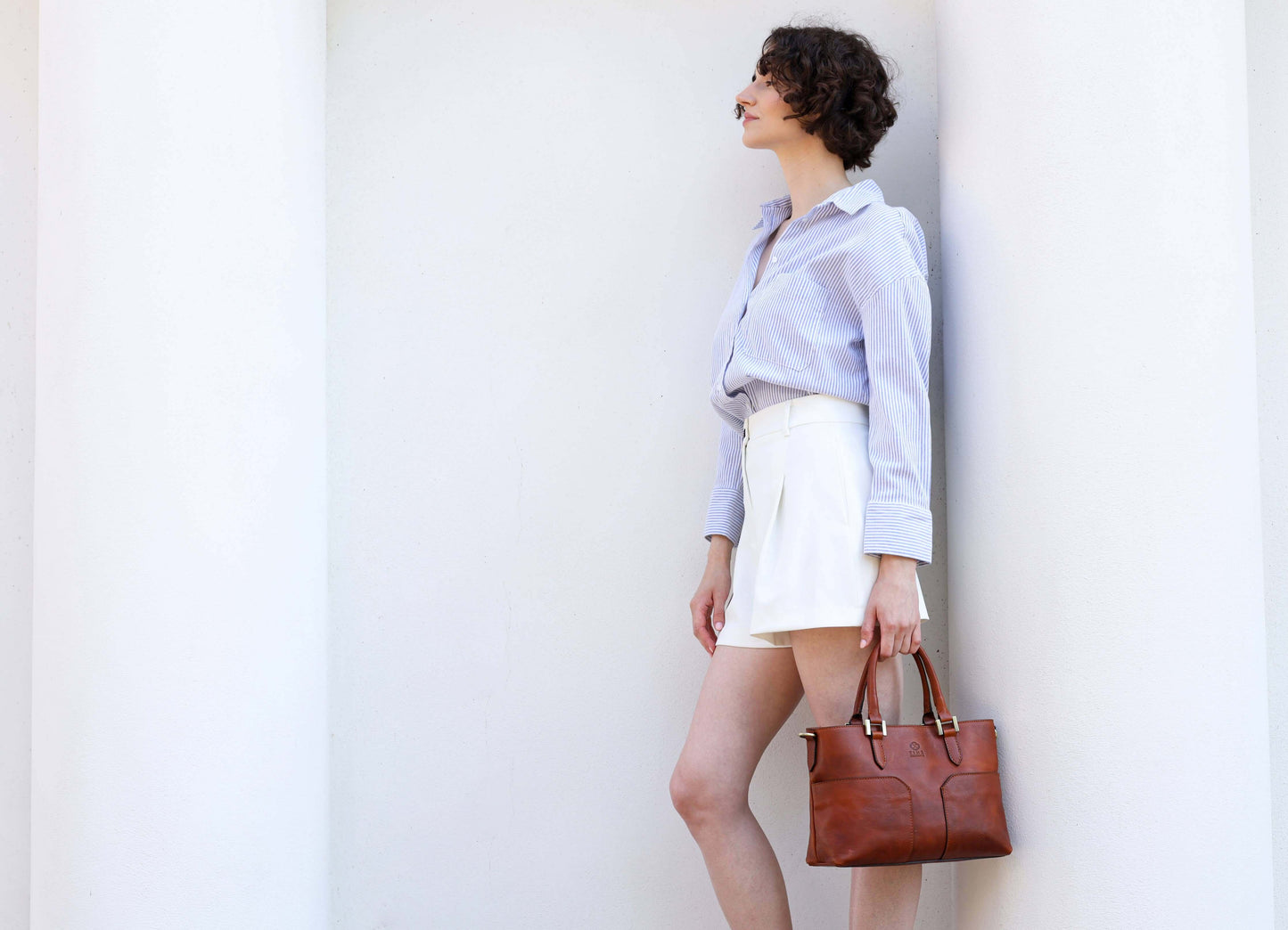 Vachetta Leather Shoulder Bag
