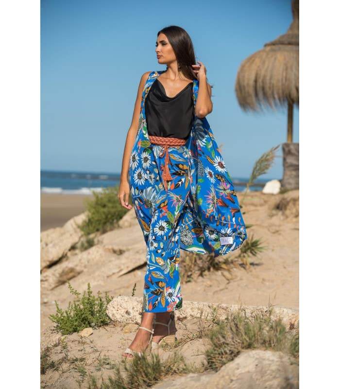 Blue Garden Pants