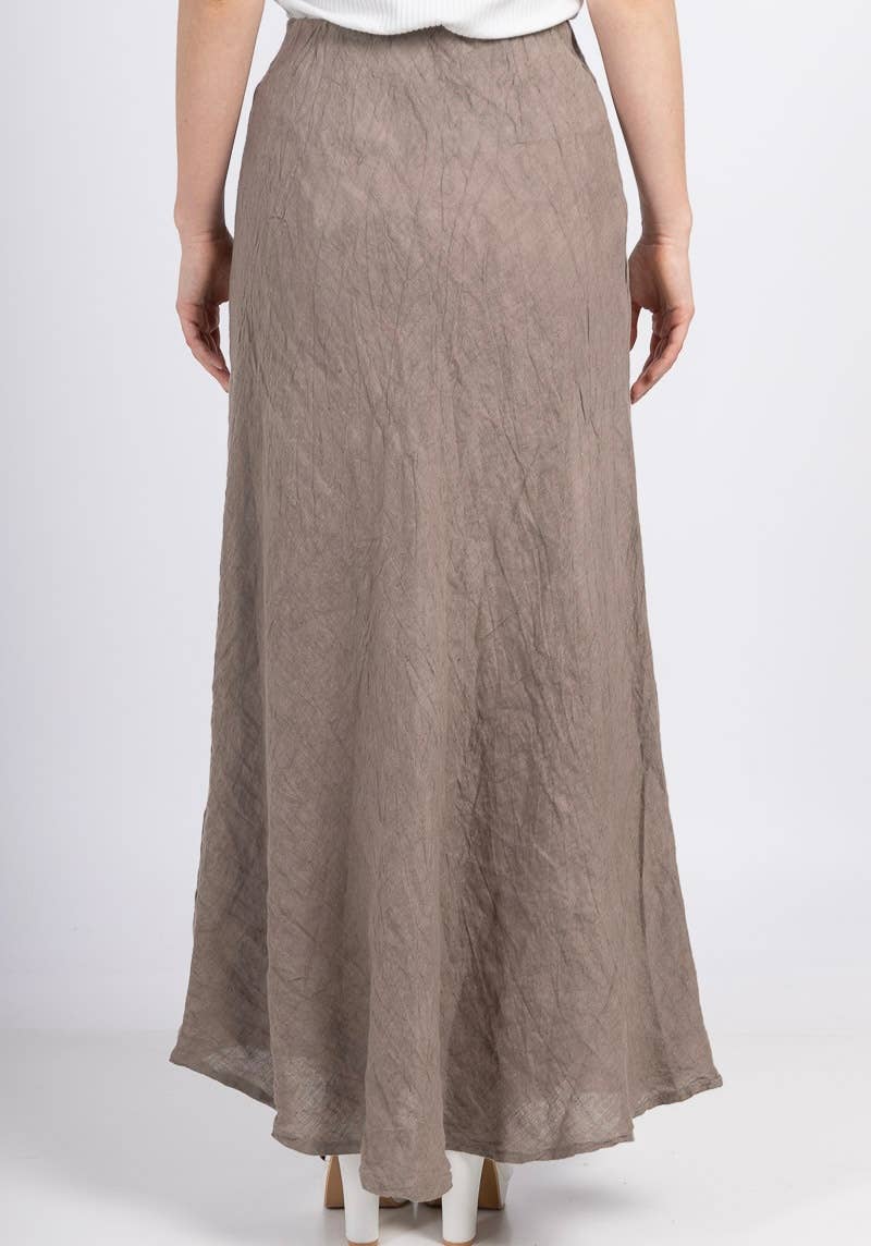 Made in Italy – Eco-Conscious Linen Blend Top (One Size)