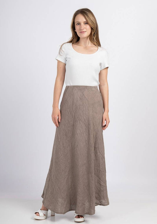 Made in Italy – Eco-Conscious Linen Blend Top (One Size)