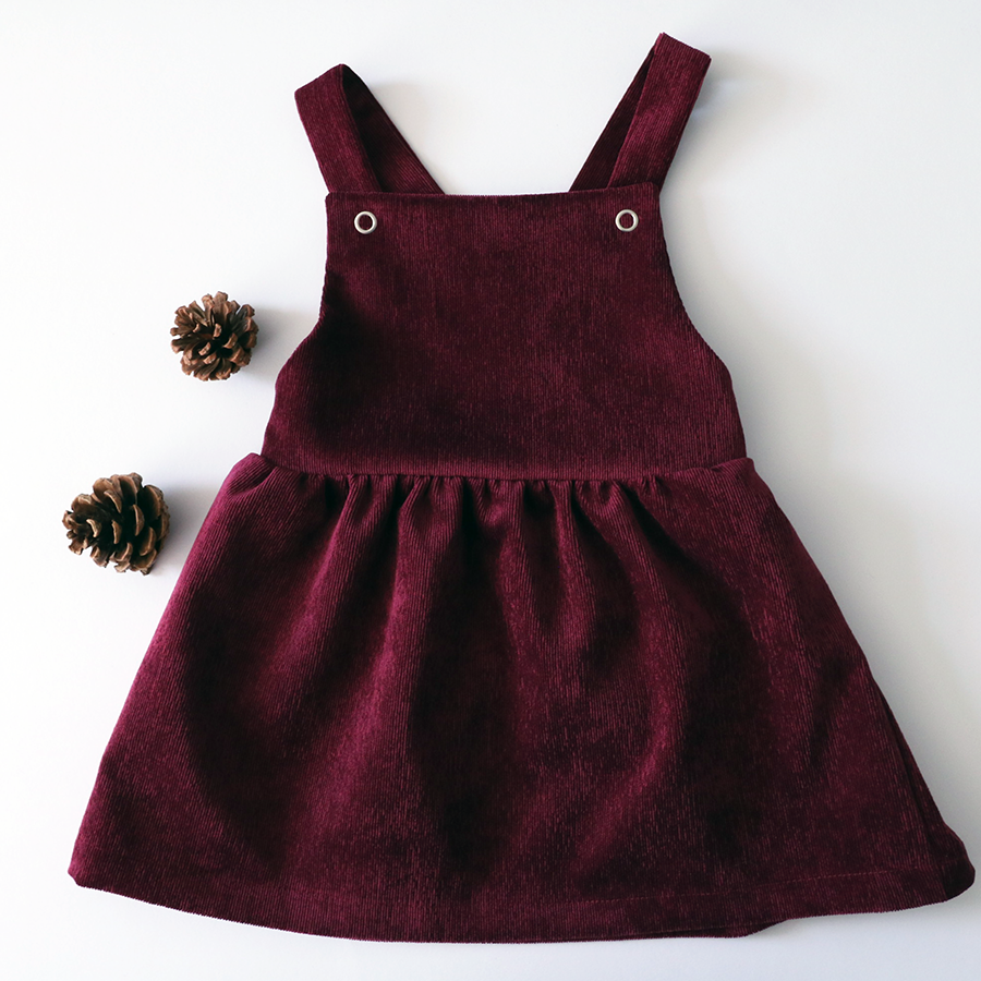 BORDEAUX VELVET DRESS