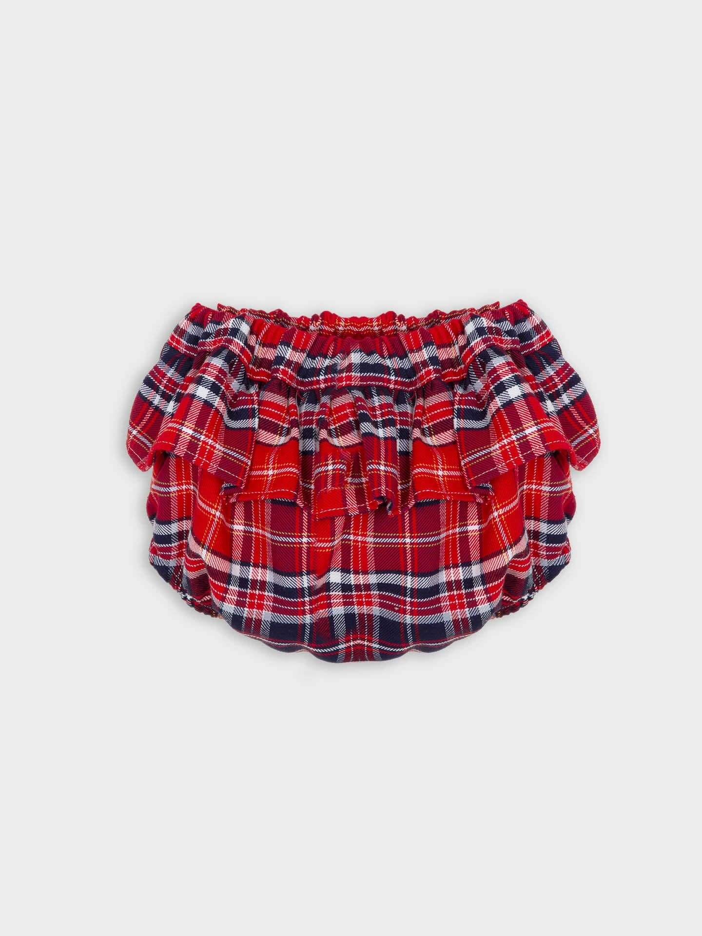 Plaid Diaper Cover for Babies