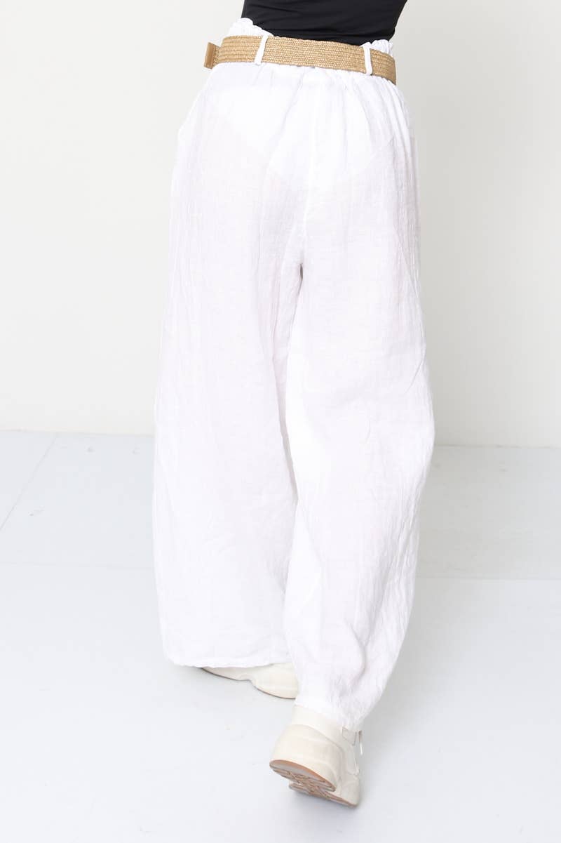 100% Linen Trousers REF. 5056