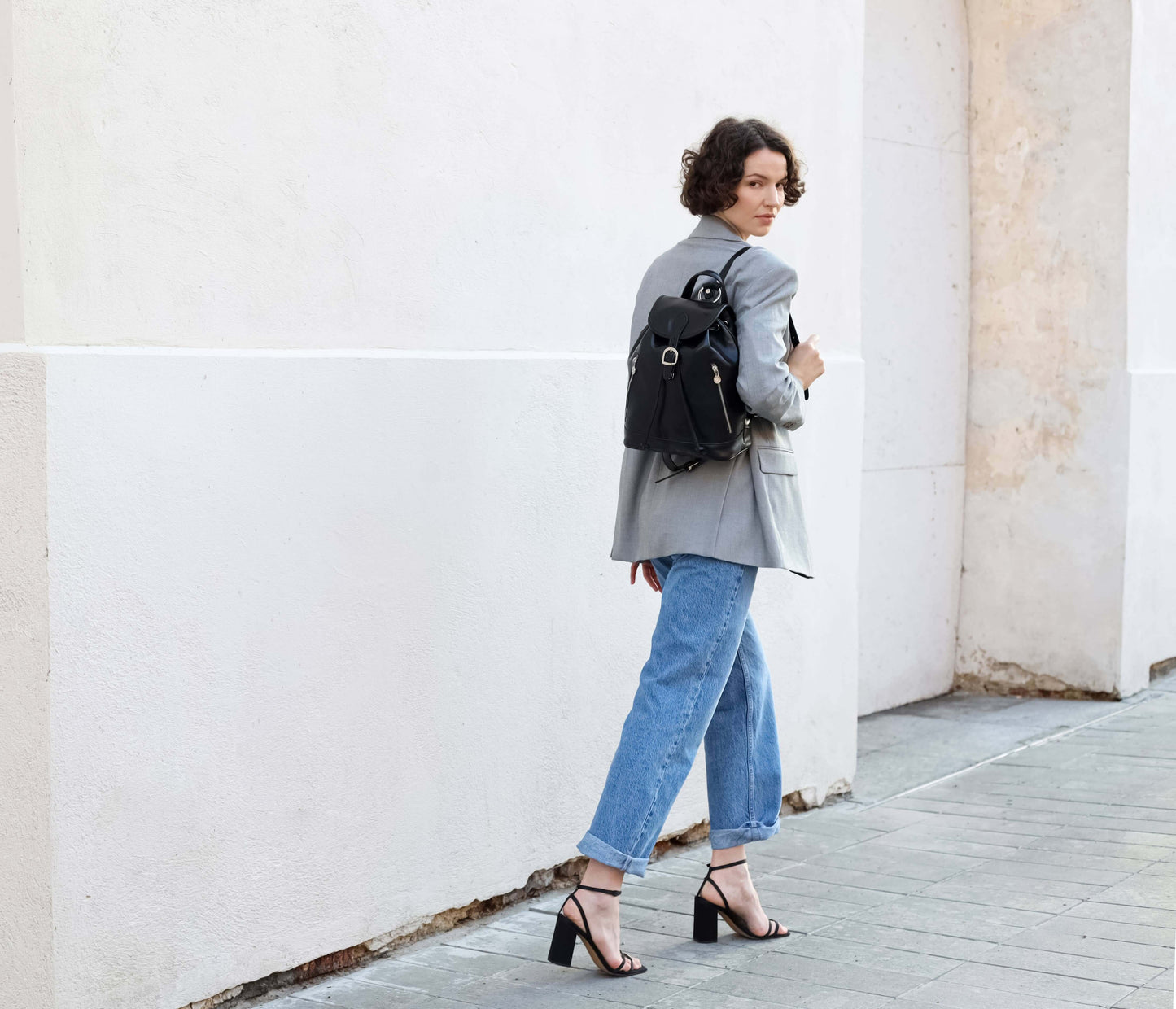 Vachetta Leather Backpack