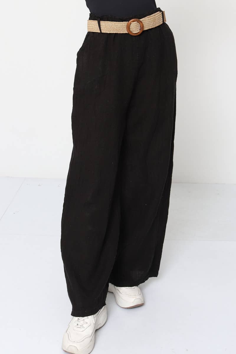 100% Linen Trousers REF. 5056