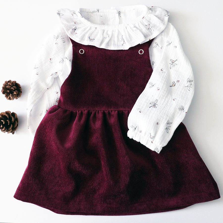 BORDEAUX VELVET DRESS