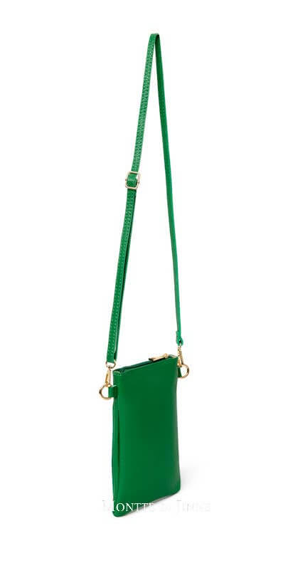 Italian Leather Phone Crossbody Bag – Handmade in Italy
