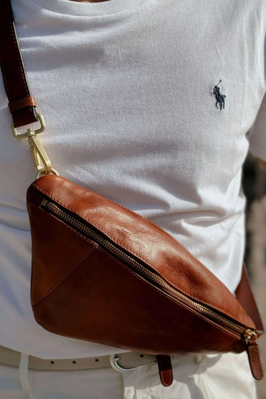 City Tales Leather Sling Bag