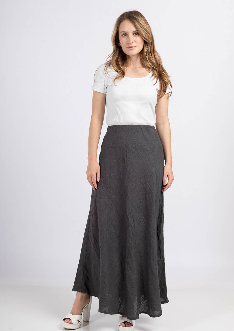Made in Italy – Eco-Conscious Linen Blend Top (One Size)