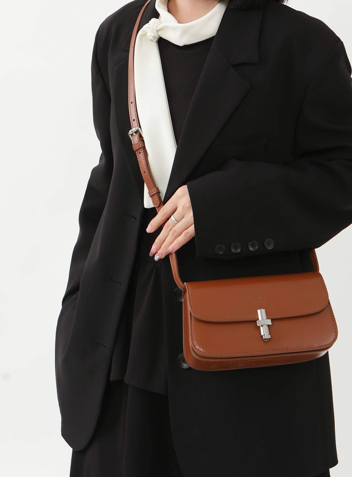Aura Patent Leather Crossbody