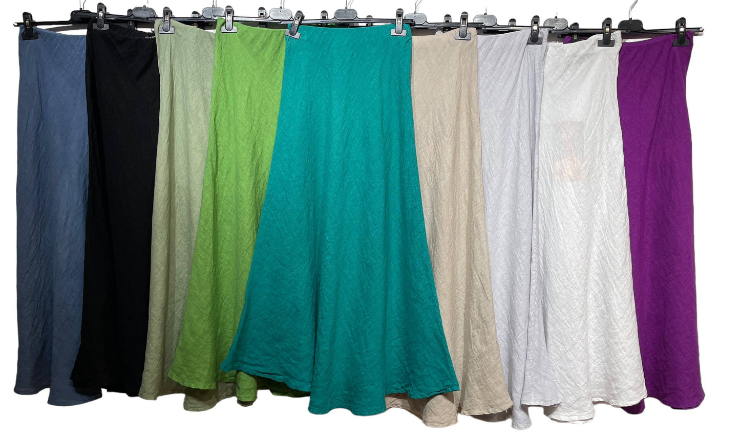 Made in Italy – Eco-Conscious Linen Blend Top (One Size)
